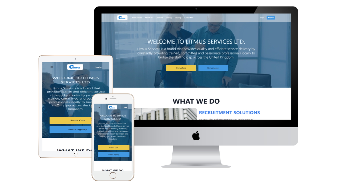 litmus services limited mockup