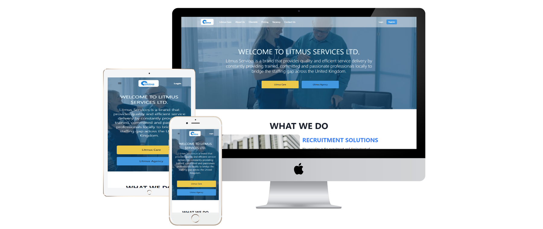 litmus services limited mockup